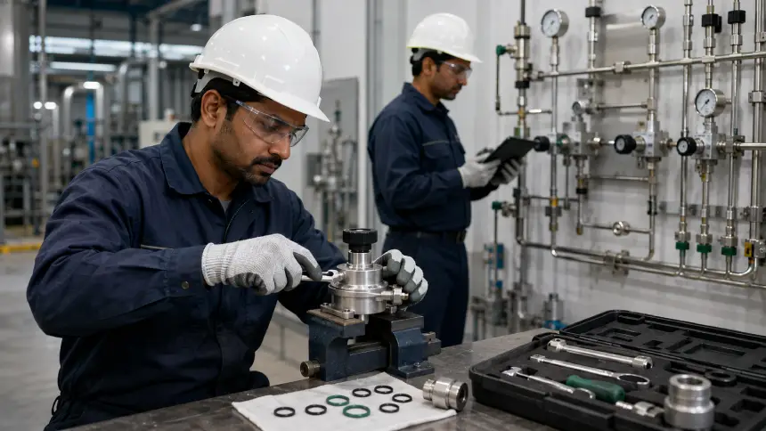 Maintenance and AMC support on a PES gas installation